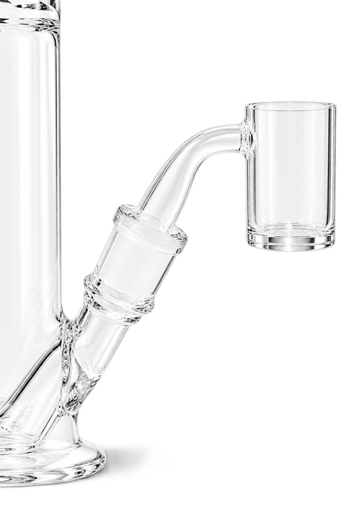 TAG - 8" Single Hammer Head Bellow Bottle Can Dab Rig 44x4MM (65 Degree) (14MM Femal