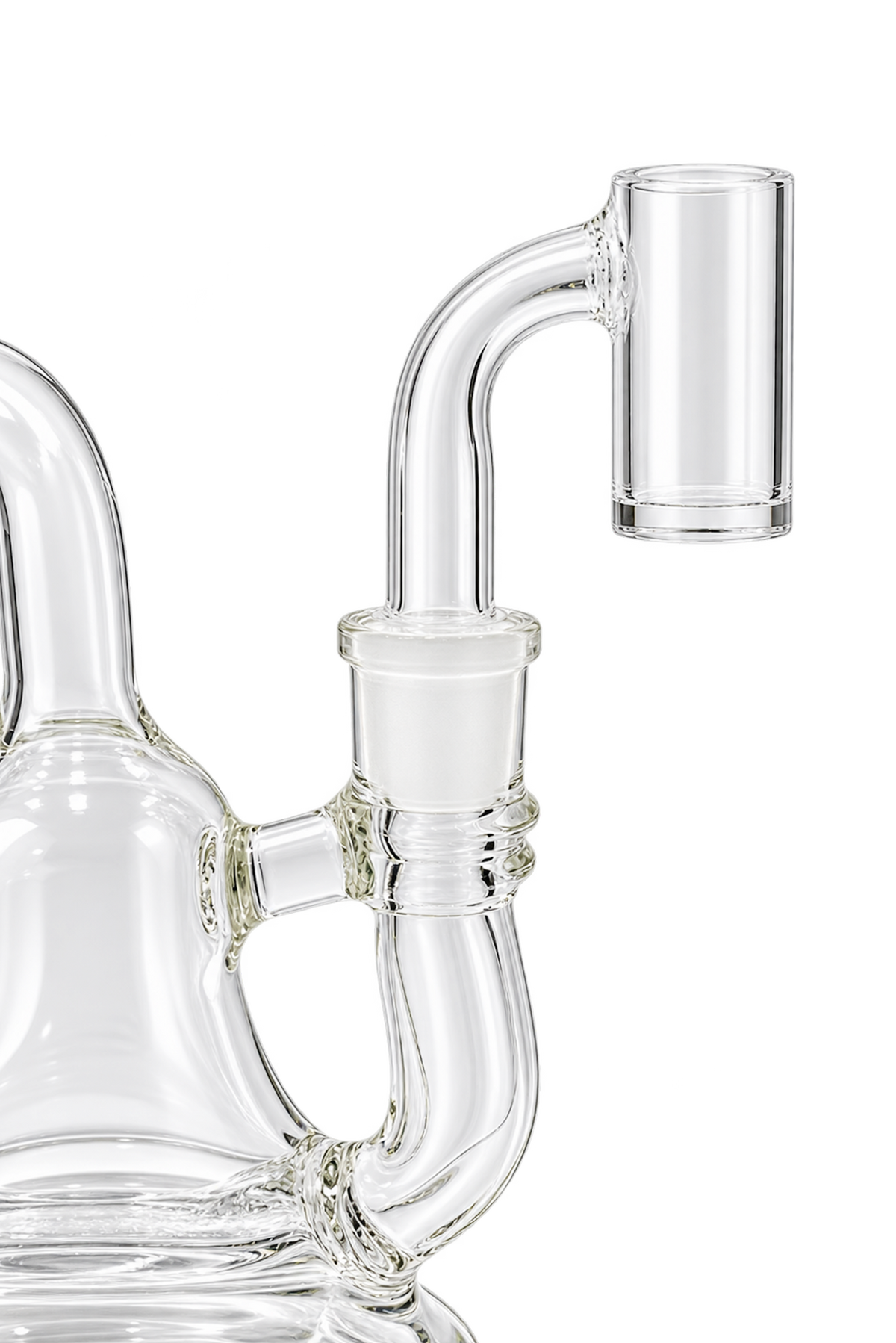 Thick Ass Glass - 8" Recycler Dab Rig w/ Inline Diffuser - 50x5MM