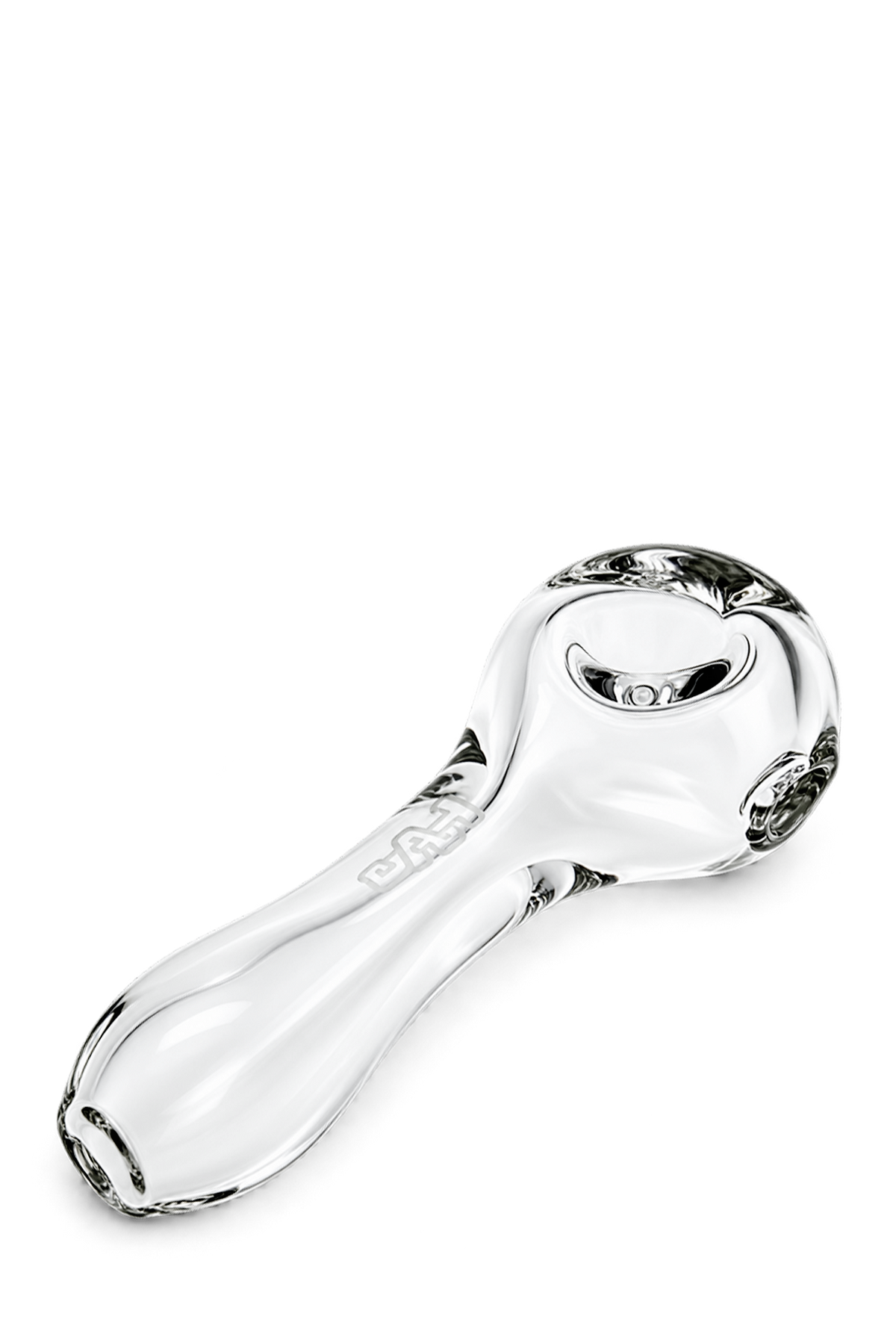 TAG - 3.25" Dry Spoon Pipe (55 G) - Carb Hole: Left Side